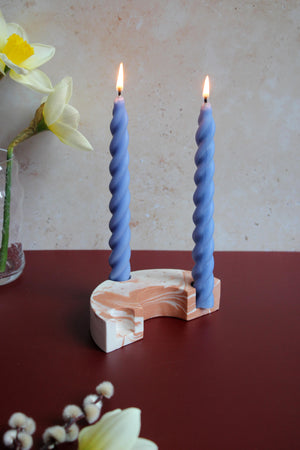 TURN Candle Holder - Green and Mint